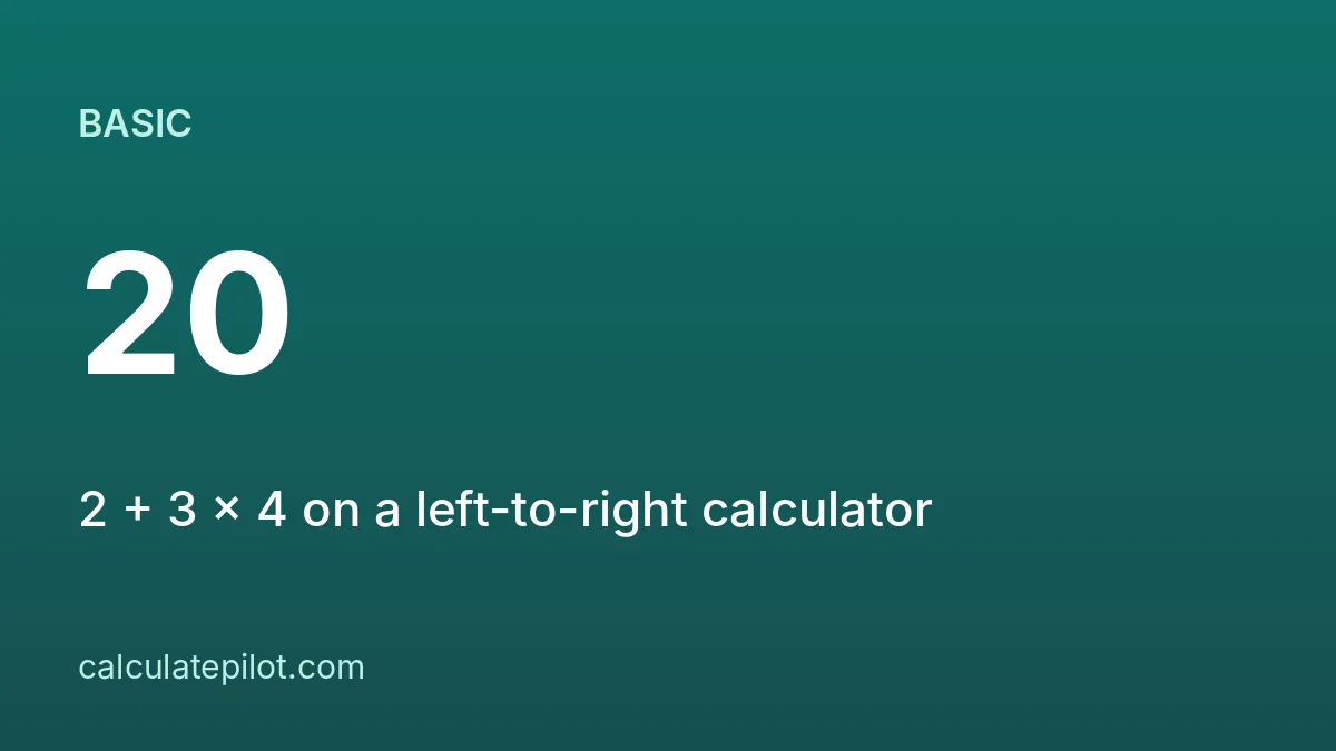 How to use a basic calculator